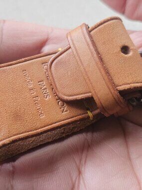 Louis Vuitton Powanie Handle Fixed Tan Genuine Leather Authentic LV Made Spain